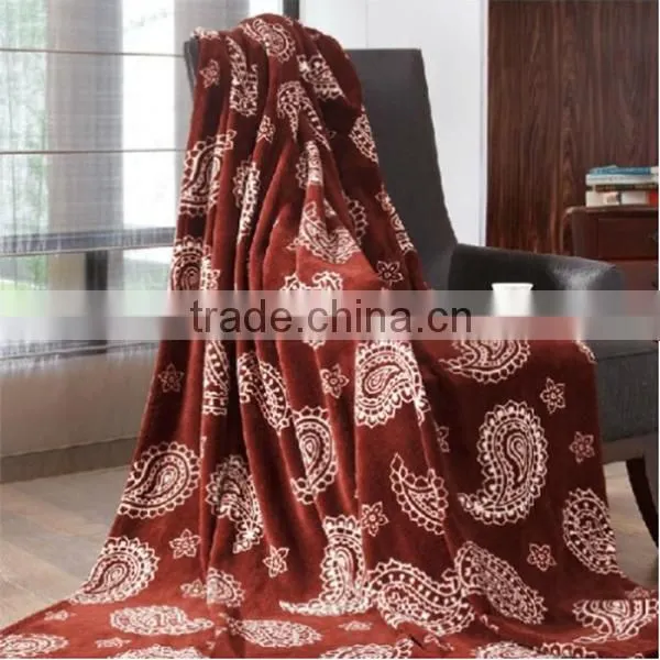 Bright Color Printed Flannel Blanket From Blanket Factory China photo-2