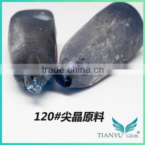 Wuzhou Hotsale AAA Garde 120# Round Aquamarine Blue Spinel Gemstone photo-4