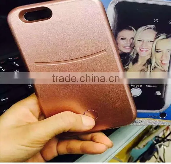 2016 the Latest Products LED Flashing Mobile Phone Case Lights up Face Case for Iphone 6/6 Plus Flash Light Case Cover photo-5
