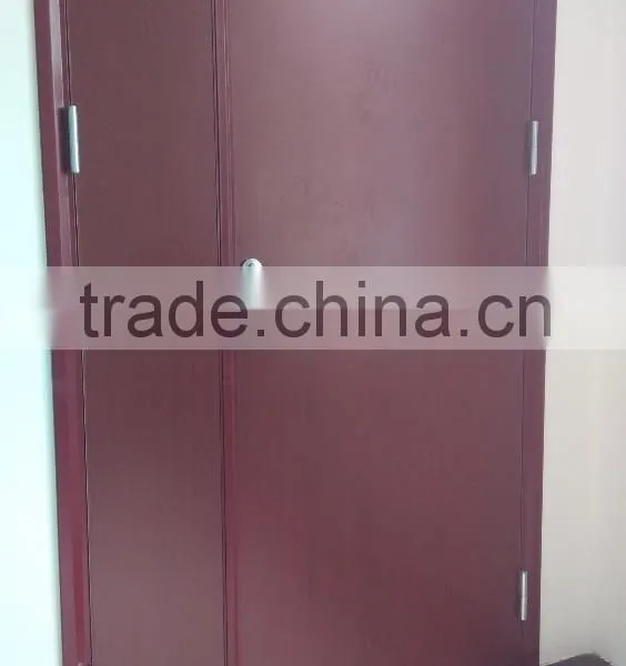 Red Color Steel Fire Proof Doors With Different Specifications Can Customize