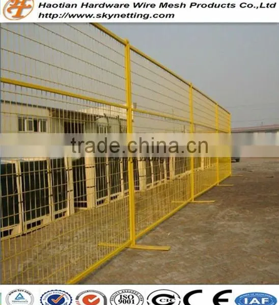 Pipe Frame Colorful Powder Coated Welded Wire Mesh Temporary Fence photo-3