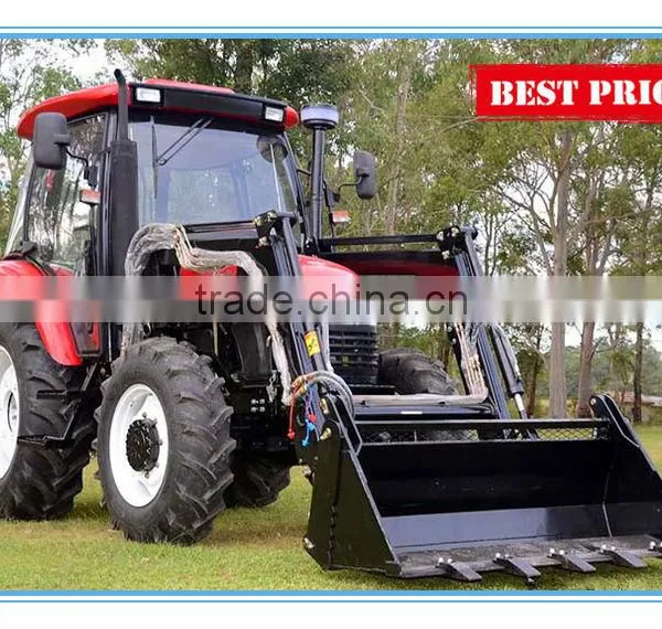 55HP X4x Tractor With Front End Loader, 4in1 Bucket With Teech and Mesh photo-4