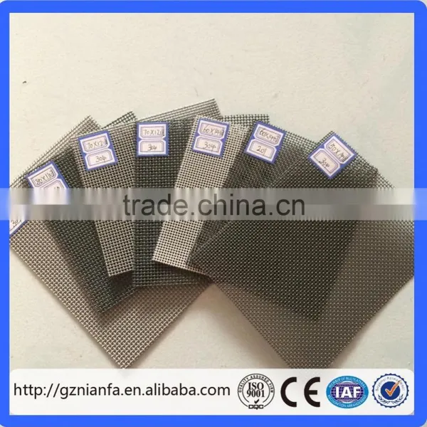 Australia Hot Sale 1.2*2.4m Powder Coating 11 Mesh Stainless Steel Window Screen(Guangzhou Factory) photo-2