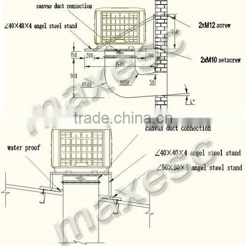 Industrial Celling Quiet Evaporative Air Swamp Cooler Water Cooling Fan photo-3