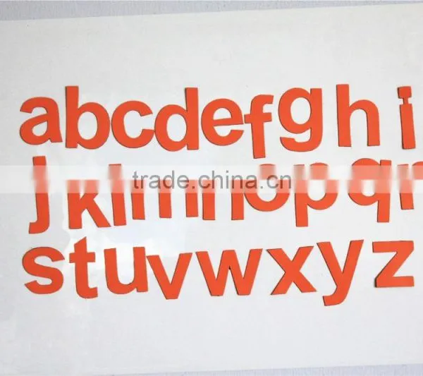 Fridge Decoration Educational Toys Fridge Magnet Solid Color Letters Lowercase Fridge Magnet Letters photo-2