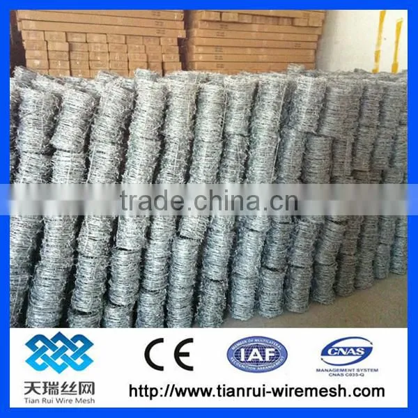 Galvanized/pvc Coated Barbed Wire (reverse Twist or Nromal Twist ) photo-3