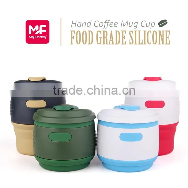 China Factory New Design Silicone Portable Unique Coffee Mugs photo-2