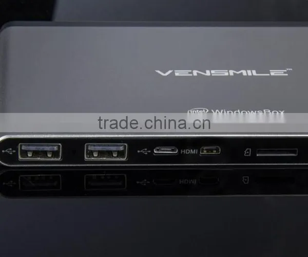 Vensmile IPC0002 W10 Intel Quad Core 2GB 32GB Window 8.1 OS Wintel TV Box Mini Smart PC photo-2