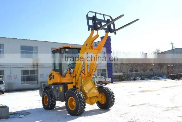 1.5ton Torque Converter Model ZL915 Small Wheel Loader Price With Quick Hitch photo-3