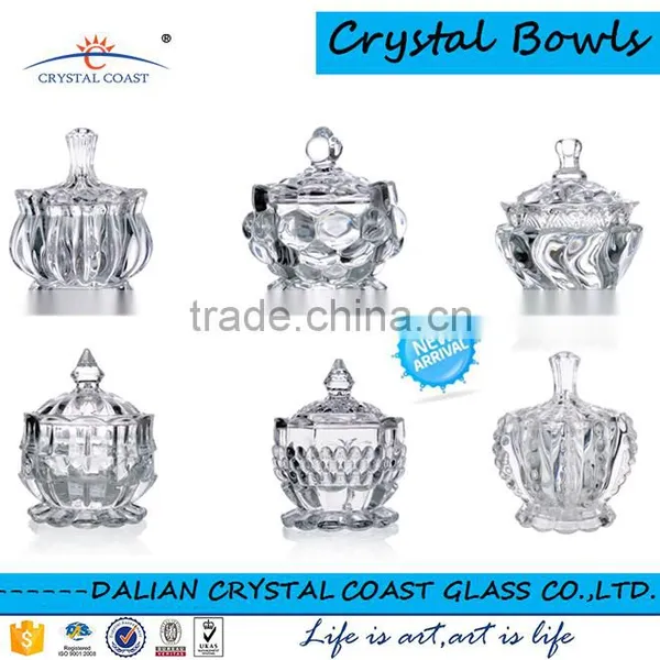 Crystal Sugar Bowl; Glass Sugar Bowl With Lid; Vintage Cut Glass Sugar Bowl photo-2