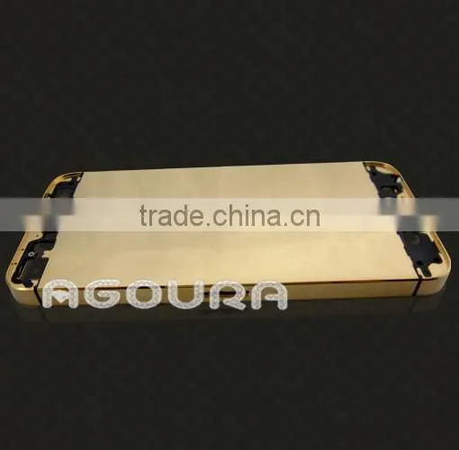 Hot Selling Luxury Case 24ct Real Gold Housing for Iphone 5,gold Housing for Iphone 5,for Iphone 5 Luxury Housing photo-2