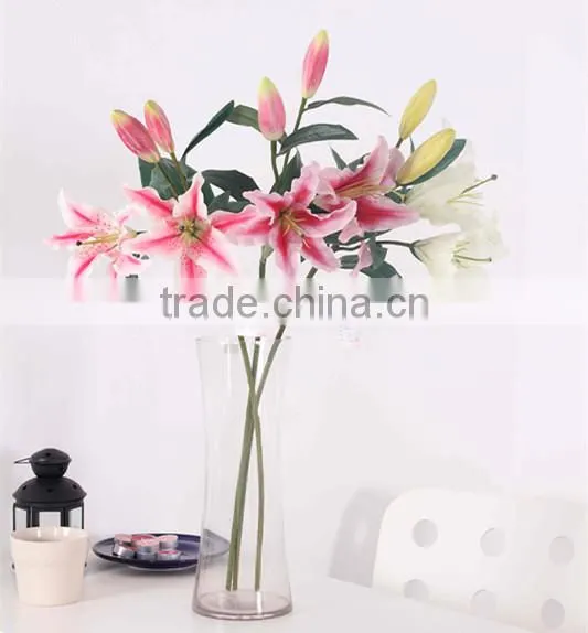 CHY10121103 Factory Wholesale Fabic Lily Flower photo-3