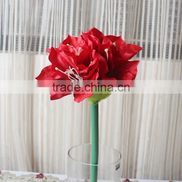 SJ13001116 Artificial Clivia Flower/silk Kaffir Lily Flores photo-4