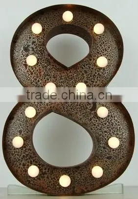 Waterproof Metal Shaped Lamps Decorative Advertising Backdrop Lamp photo-3