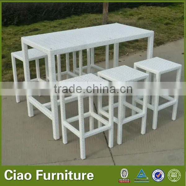 White Rattan Bar Furniture Cheap Bar Stools photo-2