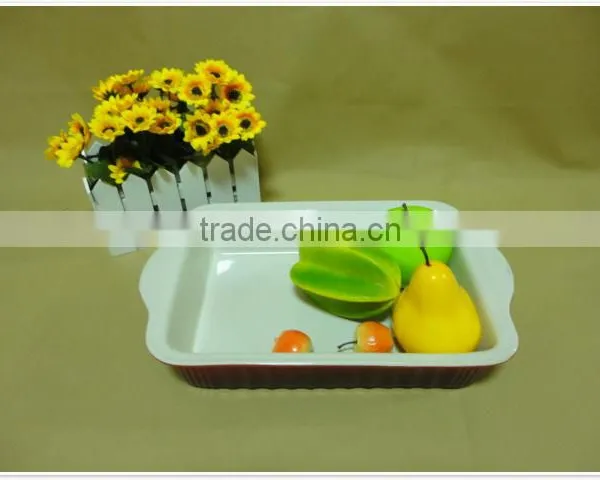 2014 Hot Sale Colored Daily Use Porcelain Ceramic Cake Bakeware photo-4