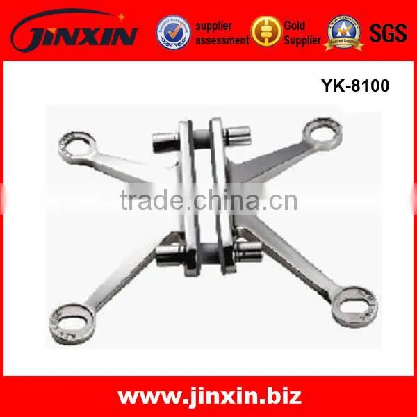 High Quality 304 316 Curtain Wall Spider Fitting Glass Spider System Spider Fin photo-2