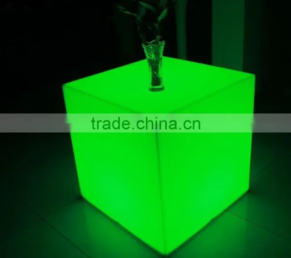 Night Club Lighting Illuminated Led Cube Table 80*80*80cm photo-3