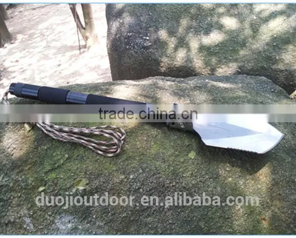 Multi-use Outdoor Camping Accessories With Shovel Hoe Tactical Knife Fire Flint photo-3