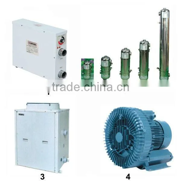 Stainless Steel Swimming Pool Shell Tube Heat Exchanger photo-2