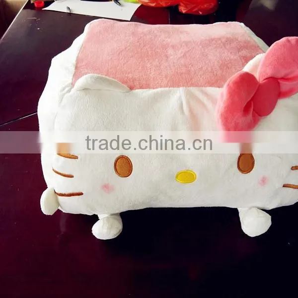 White Pillow With the Plum Flower Pillow photo-2