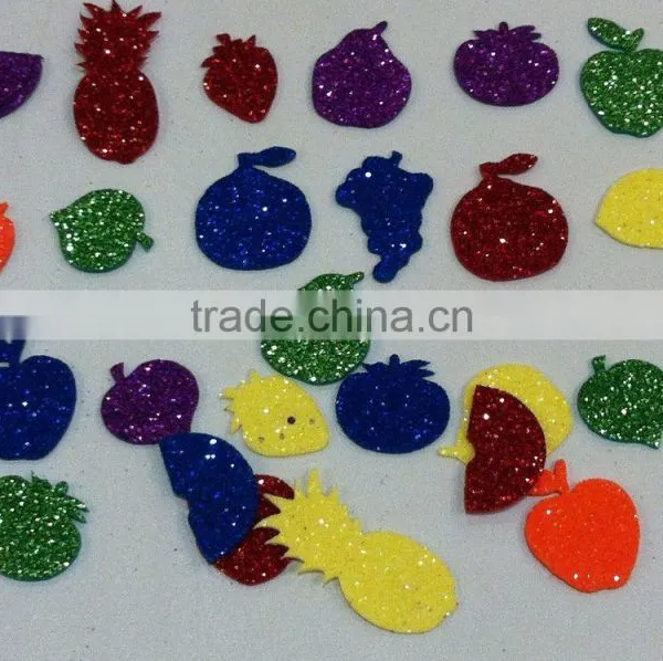 Glitter Eva Foam DIY Craft Fun Shapes, Glitters Foam Craft Shape Kits photo-3