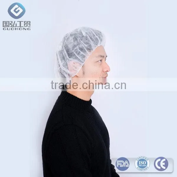 Disposable Bouffant Head Cap/ Hair Covers 20" photo-5