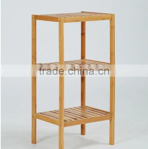 Bamboo Show Shelf, Wooden Display Rack Shelf photo-3