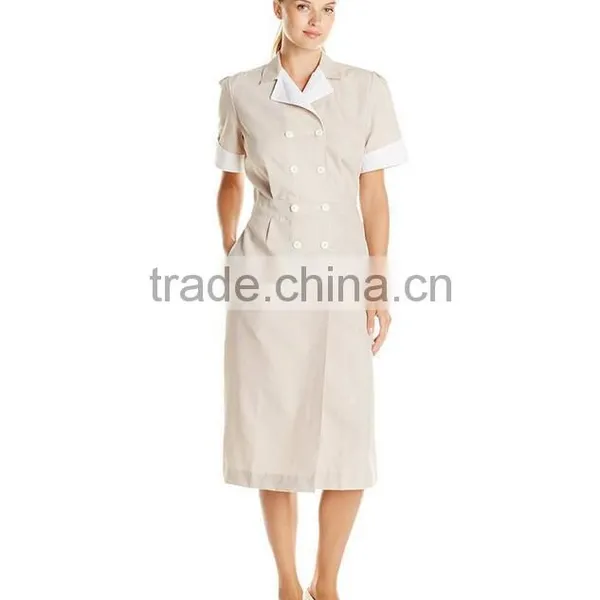 Fashionable Nurse Uniform Designs Wholesale New Style Bulk Cheap High Quality Long Medical Dress Women Hospital Uniform photo-6
