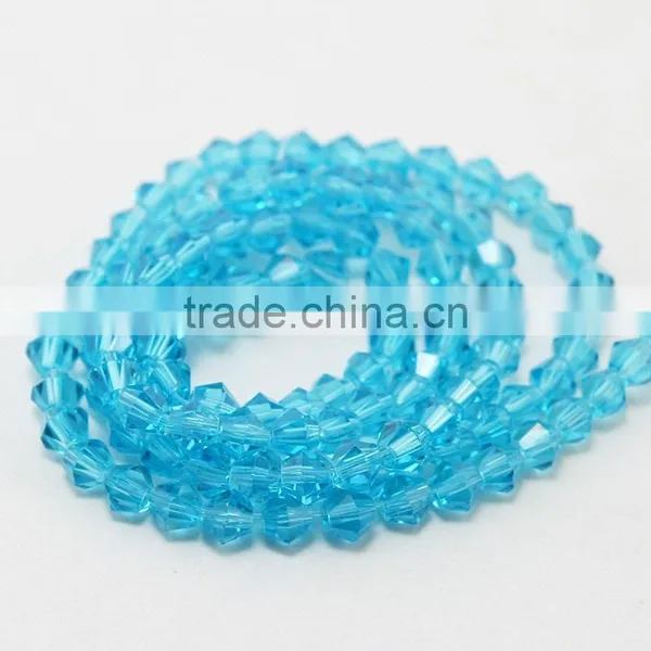 Charm Glass Beads Loose Spacer Beads 4mm Bicone Crystal Beads for DIY Jewelry photo-6