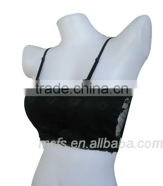 Seamless Women's Underwear Transparent Lace Bra Top Fashion Ladies Underwear Tube Bra photo-2
