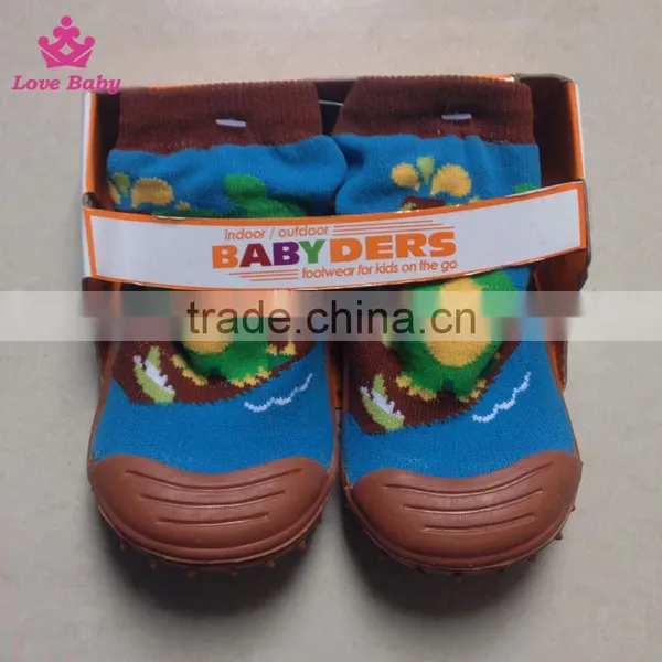 Wholesale Cheap Rubber Sole House Socks Baby Shoes Soft Baby Sock Shoes photo-4