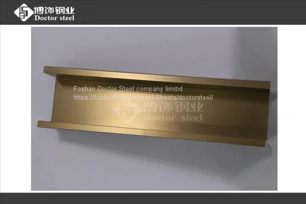 Hairline Rose Golden Stainless Steel Sheet 304,stainless Steel Plate PVD photo-4