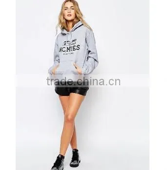 2015 Fashion Design Women Cheap Fleece Hoodie photo-5
