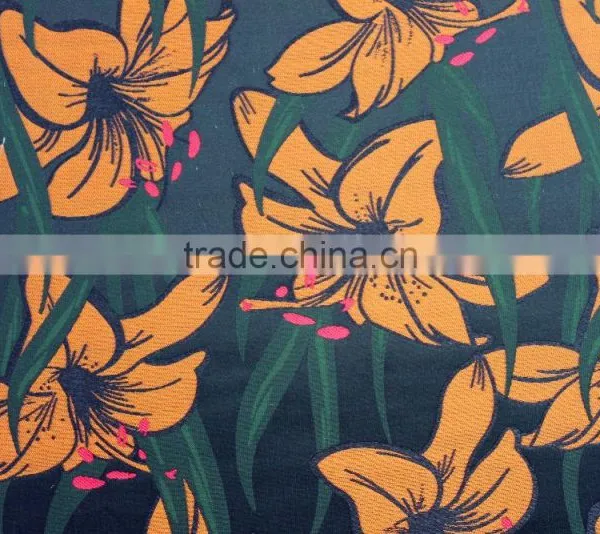Wholesale Jacquard Polyester Fabric for Women, High Quality Fabric photo-2