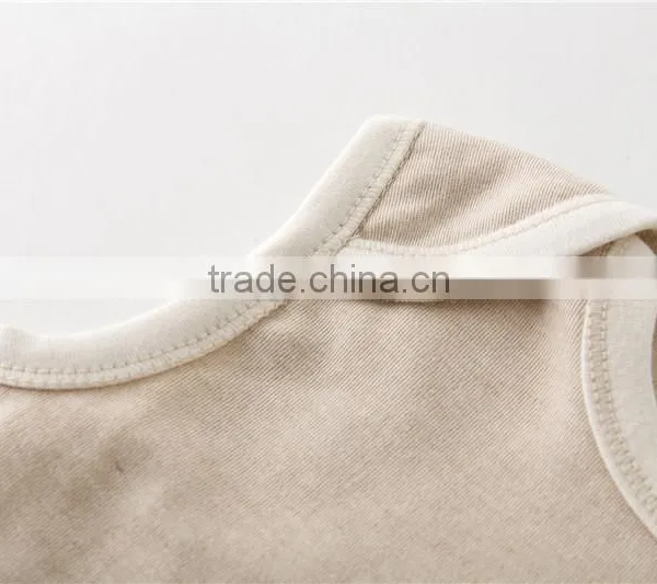Wholesale 100% Organic Cotton Baby Romper Outfit Newborn Baby Girl Boy Romper photo-6