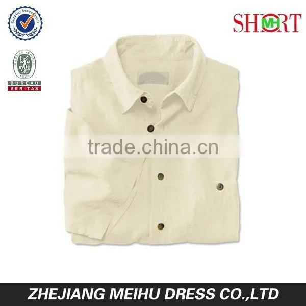 2016 New Design High Quality Mens Linen Shirts photo-3