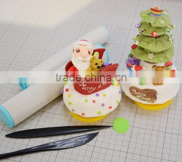 Clay Christmas Craft Decorations Xmas With Christmas Reindeer photo-6