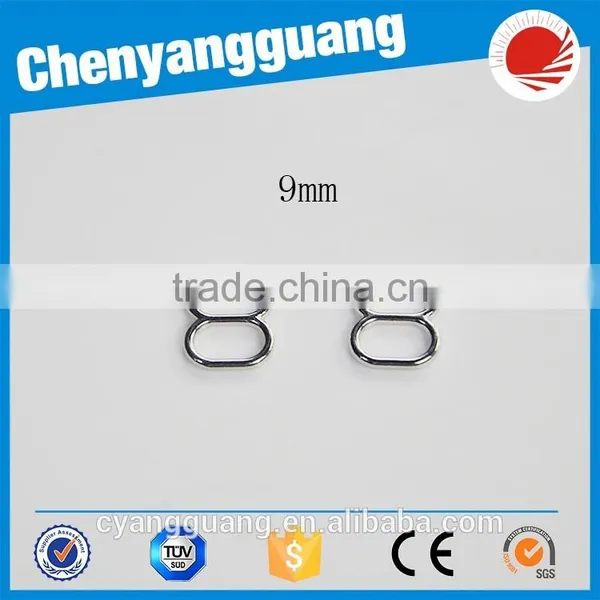 Wholesale Underwear Lingerie Accessories Bra Hooks Silver photo-6