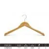 Wooden Bamboo Hanger
