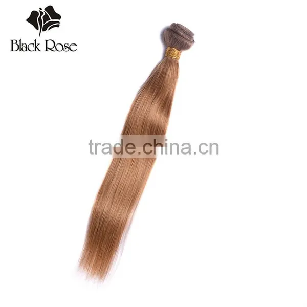 27# Straight Wave Dyeable Honey Blonde Brazilian Hair Weave Prices photo-6