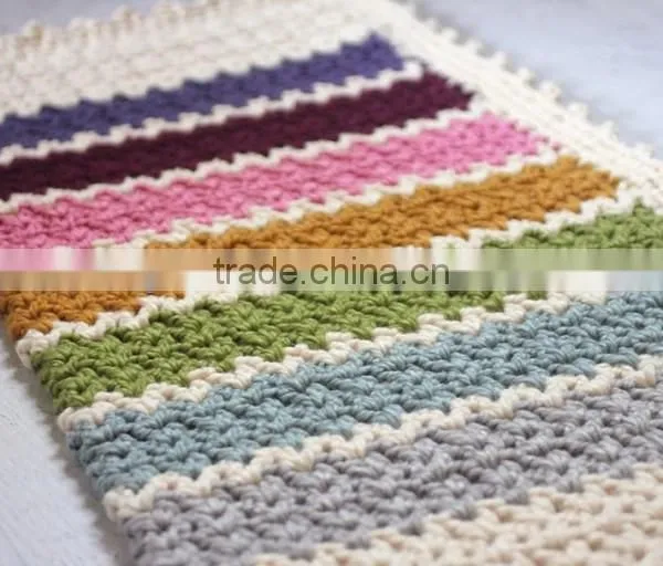 DIY Craft Kits Afghan Blanket Sets Easy Chunky Crochet V-stitch Knitted Craft Kit photo-2