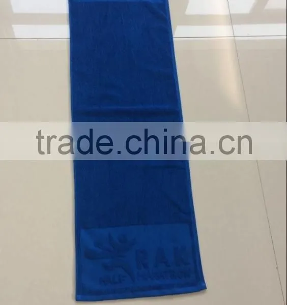 Emboss Logo Towel, Cotton Fitness Towel, Personalized Towels photo-3