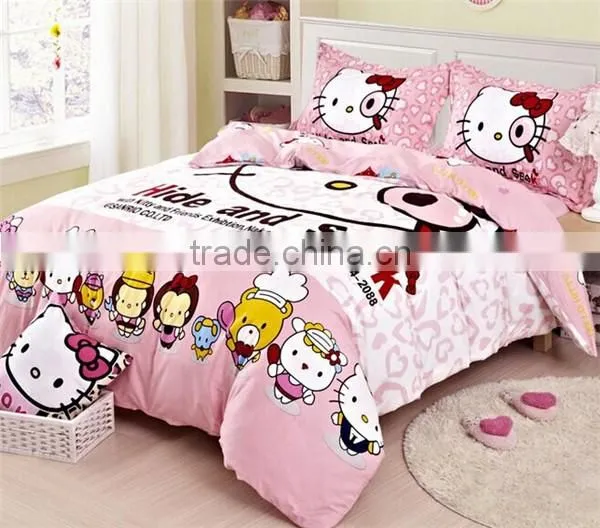 Hot Selling Hello Kitty Bedding Sets Kids Cotton Bedding Set Wholesale Price photo-3
