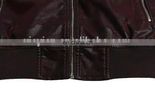 Men's PU Leather Jacket Fashion Leather Jacket for Man PU Leather Jacket Man photo-5