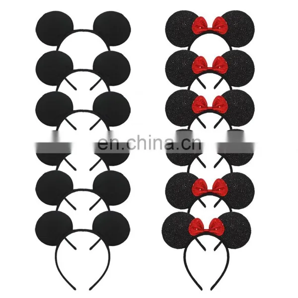 12pcs Mickey and Minnie Mouse Head Wear Set