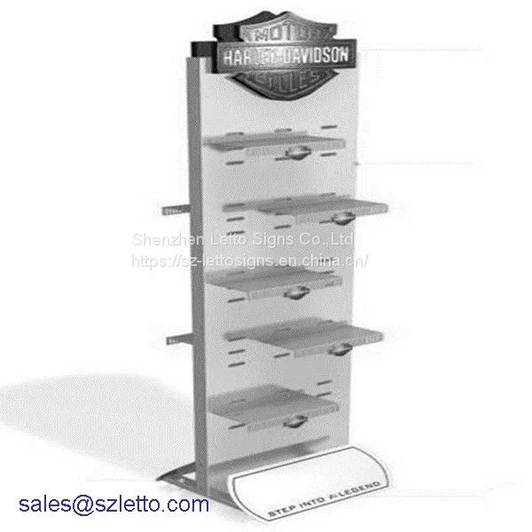 Luxury Metal Jewelry Free Standing Floor Display photo-3
