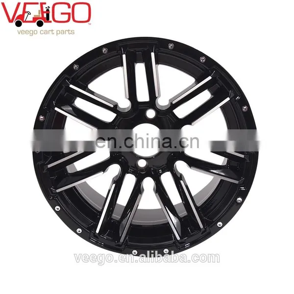 Golf Cart 14" Machined Wheel and Tire Combo photo-4