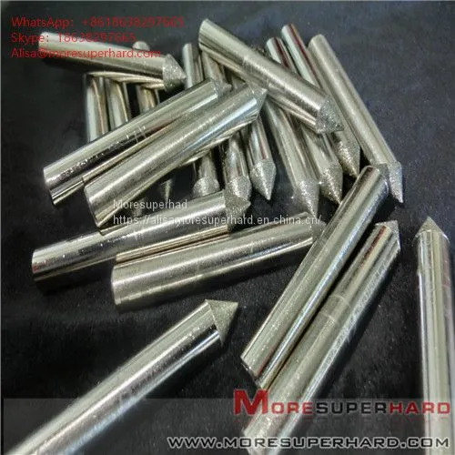 Carbide Processing by Electroplating Diamond Grinding Head Alisa@moresuperhard.com photo-2