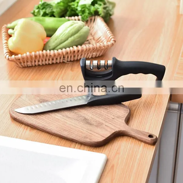 3-Stage Kitchen Sharpening Tool Knife Sharpener For Polish Blades photo-5